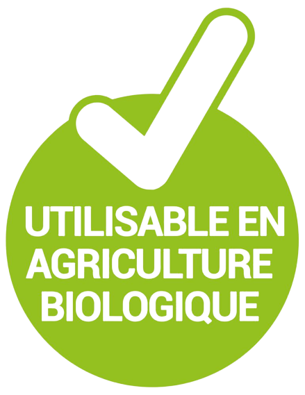 utilisable en agriculture biologique 