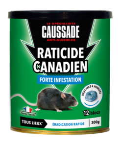 Raticide Canadien &#8211; Bloc Flocoumafène