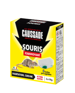 Souris &#8211; 2 Boîtes Pré-Appâtées Foudroyant