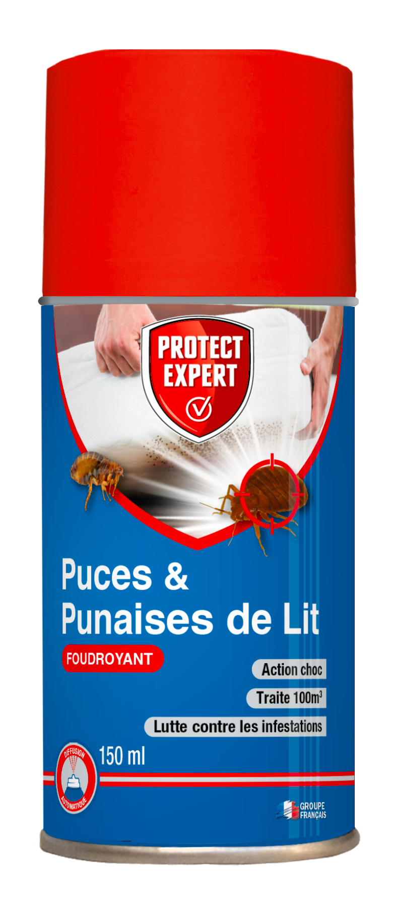 Aérosol Foudroyant Anti-Puces et Punaises de Lit