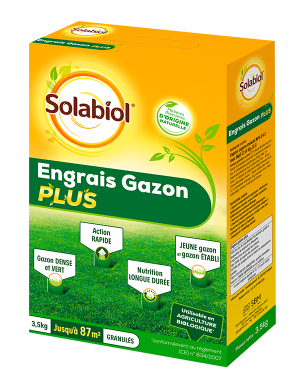 Engrais gazon plus -  3.5 kg