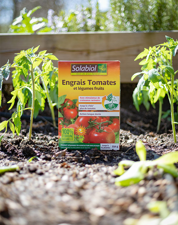 Engrais Bio Tomates Et Légumes SOLABIOL - 750g - Stimulateur Racinaire Agriculture Biologique