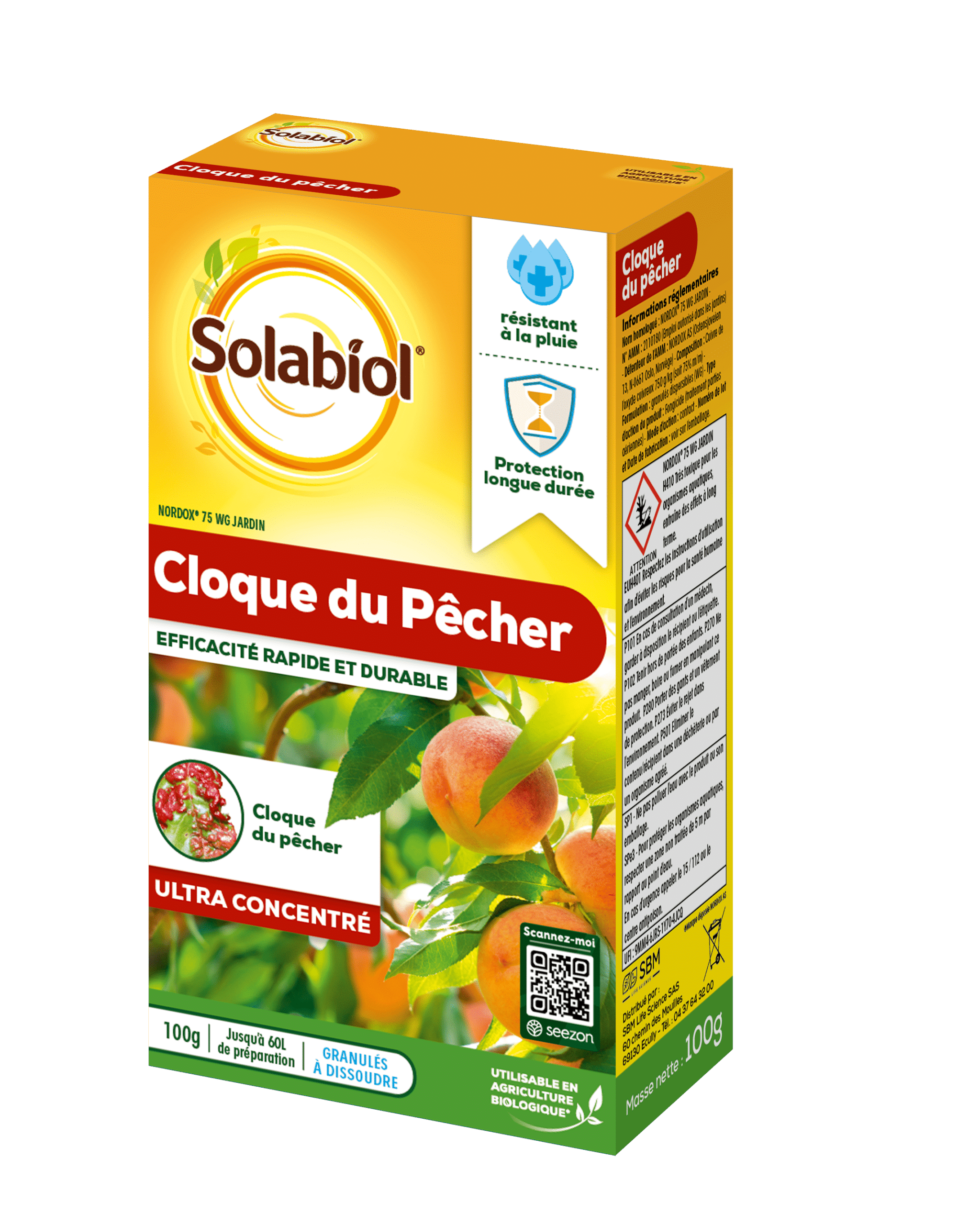 traitement cloque du pêcher Solabiol