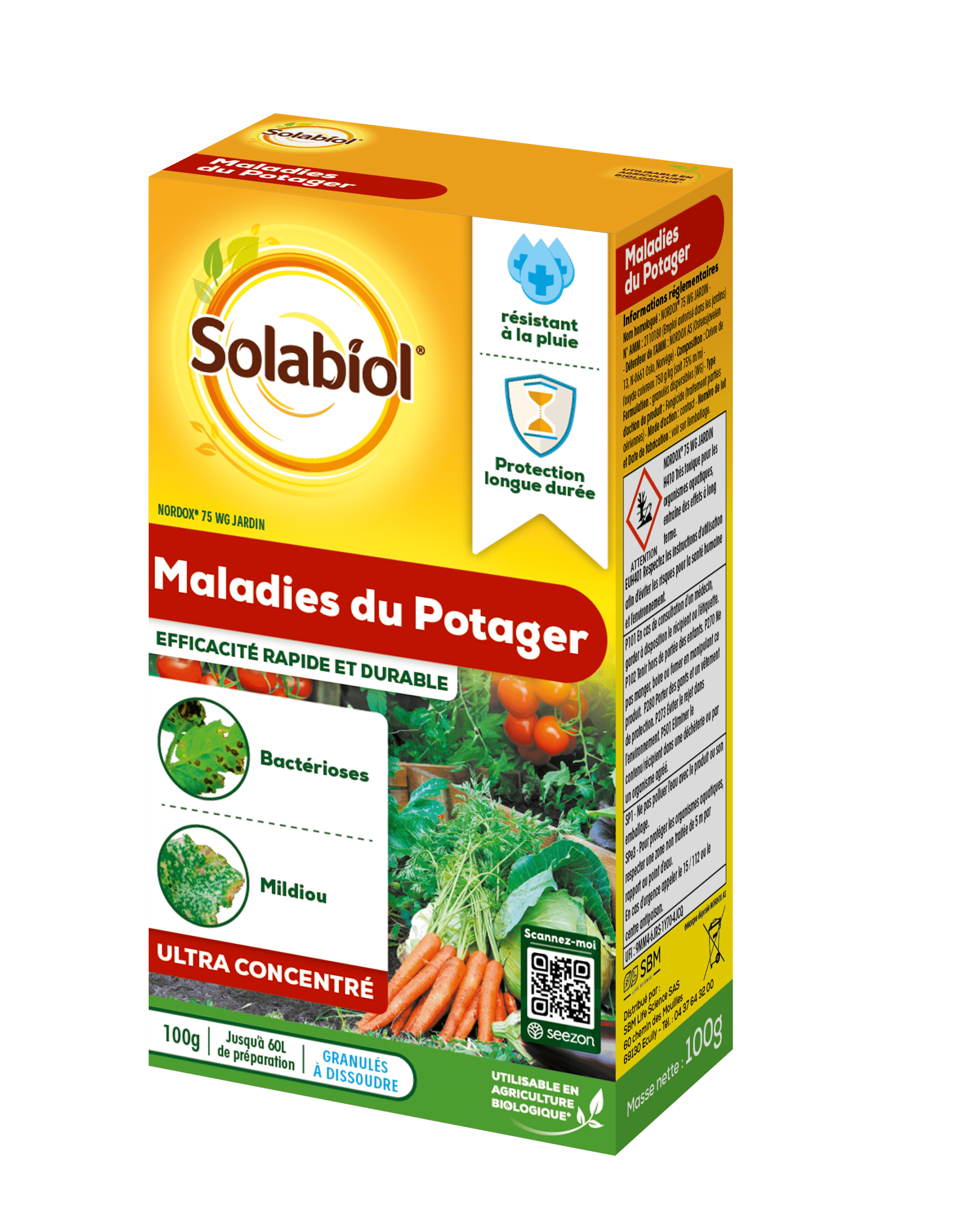 traitement maladies du potager Solabiol