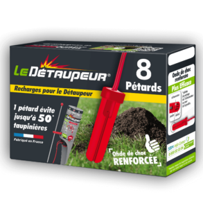 Recharge 8 Pétards Pour Piège à Taupe