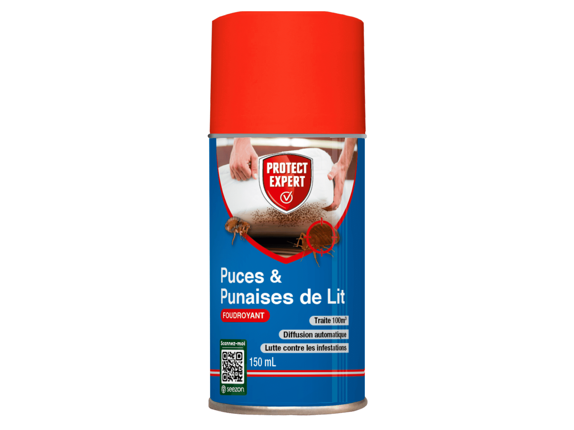Aerosol punaise de lit et puce