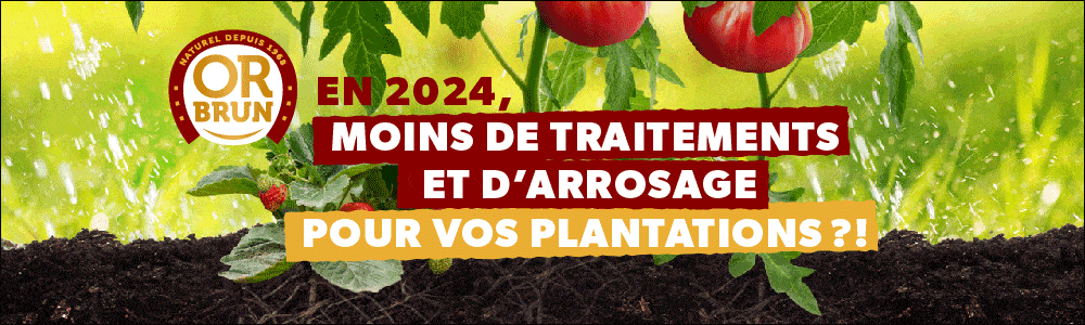 moins de traitement, moins d'arrosage