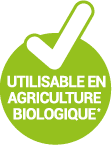 utilisable en agriculture biologique