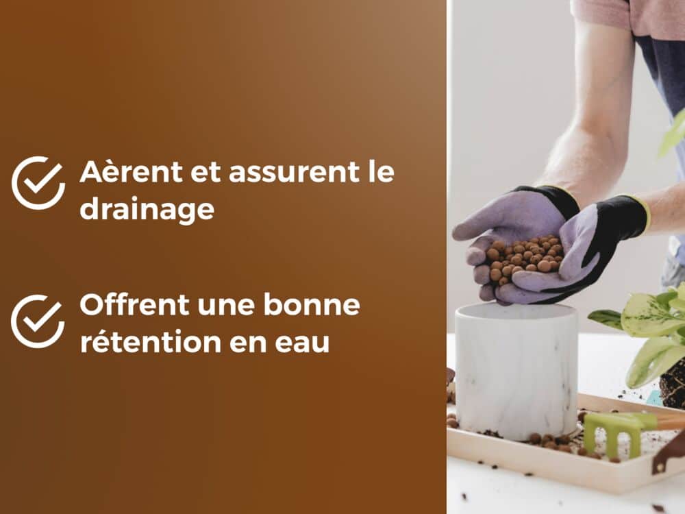 Billes d'argile Or brun