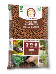 Billes d'argile Or brun