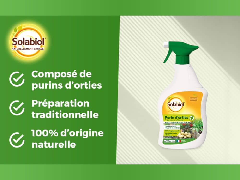 Purin d'orties Solabiol Prêt à l'emploi