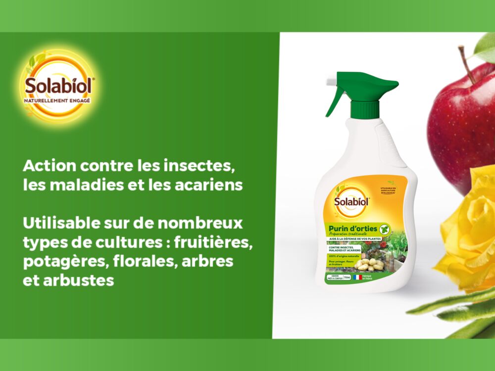 Purin d'orties Solabiol Prêt à l'emploi