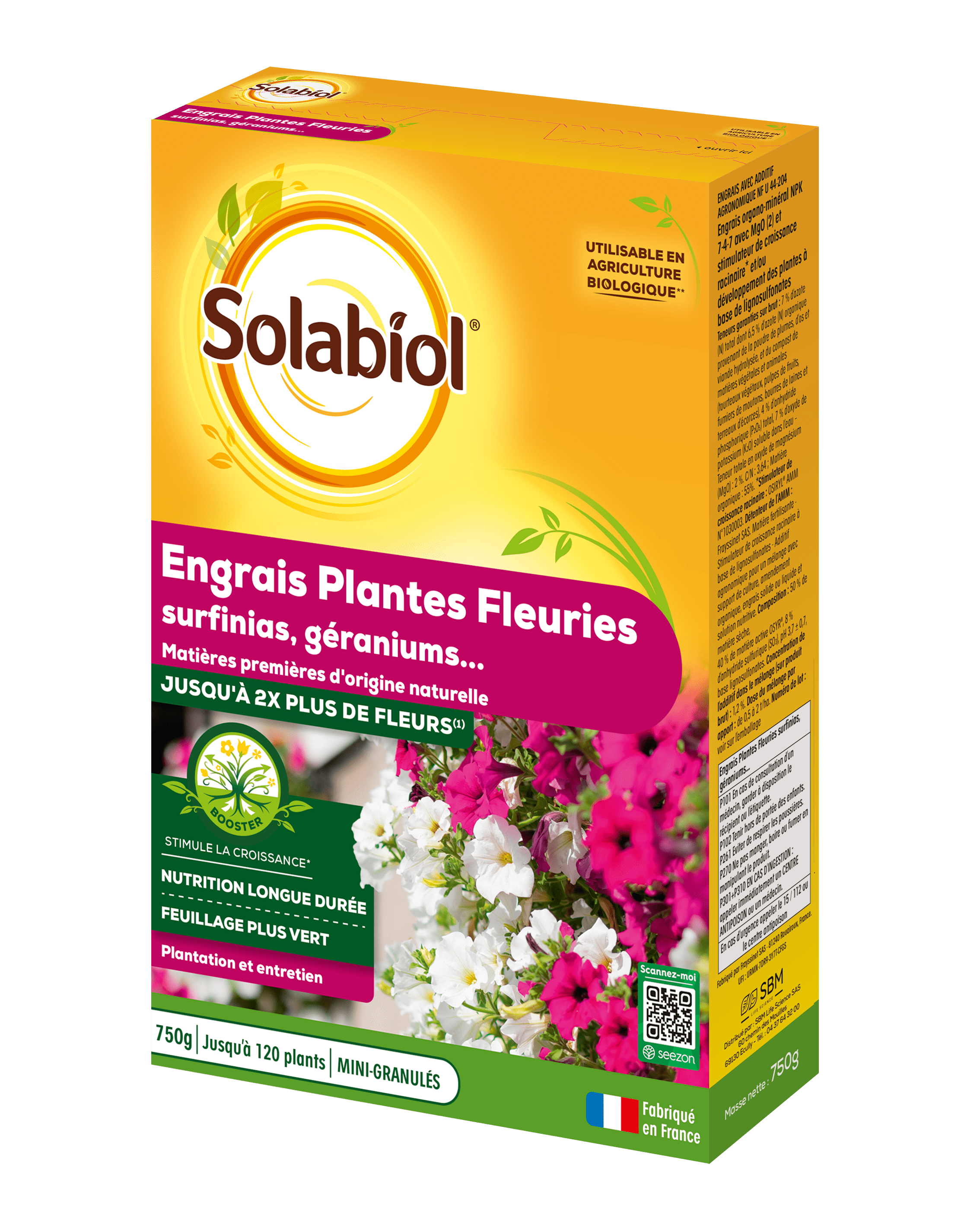 Engrais Plantes Fleuries - Engrais Plantes Fleuries 750 g