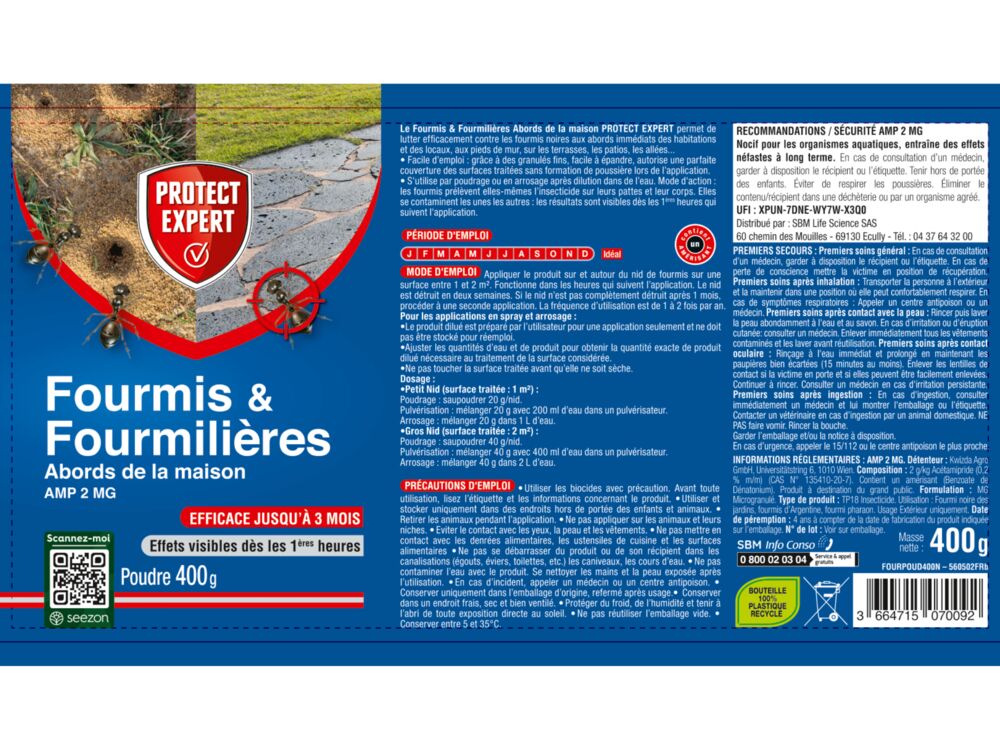 Poudre Fourmis & Fourmilières