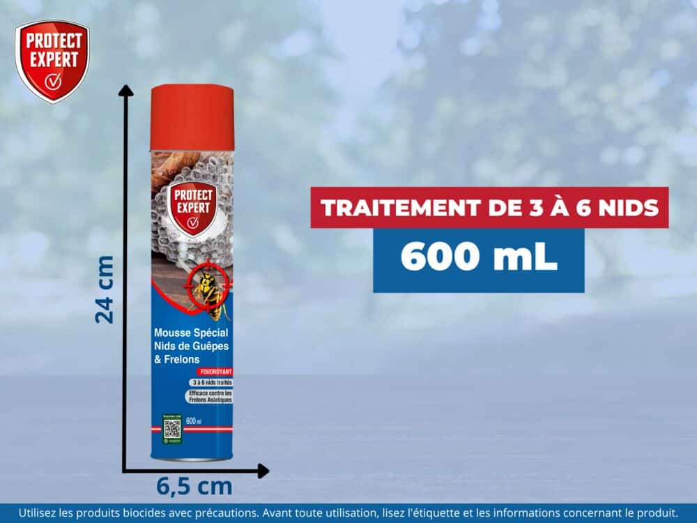 Nids de Guêpes et Frelons Mousse Aérosol