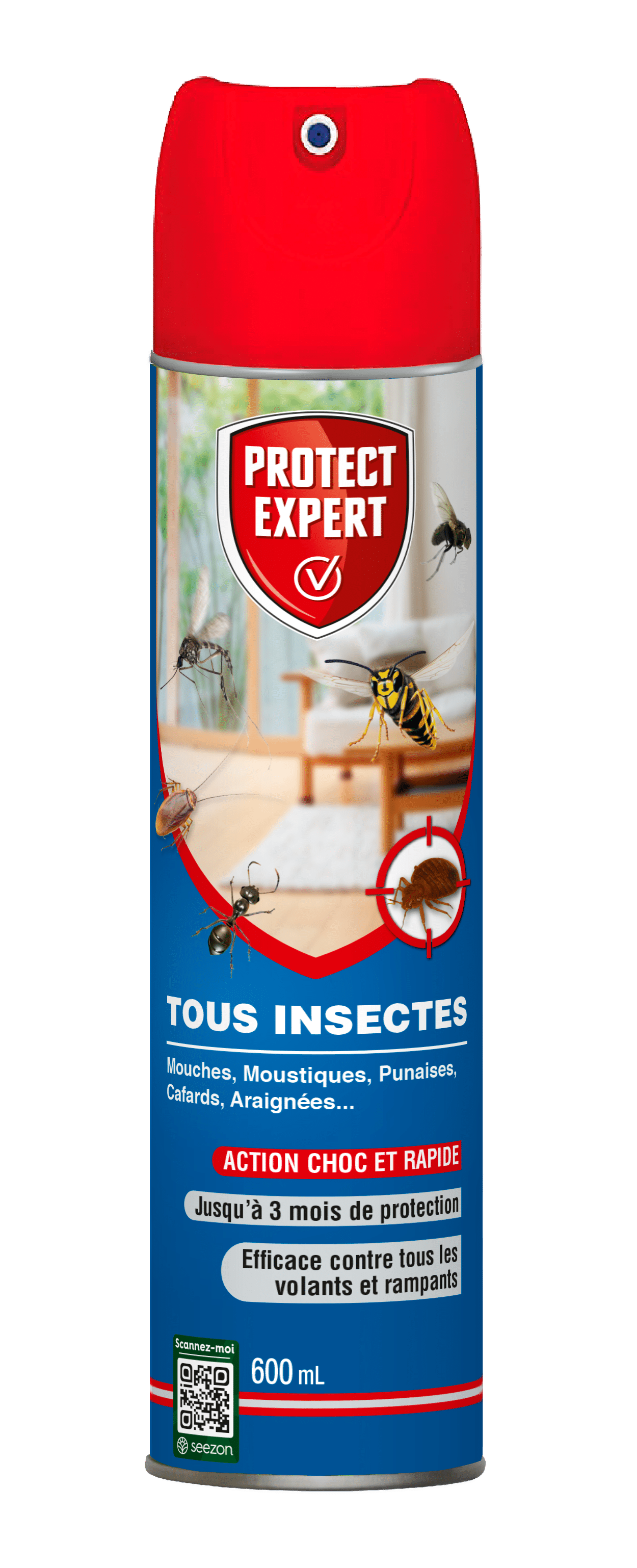Tous Insectes (Volants & Rampants) – Aérosol