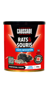 Caussade - Rats & Souris – Pâtes fluorescentes Forte infestation