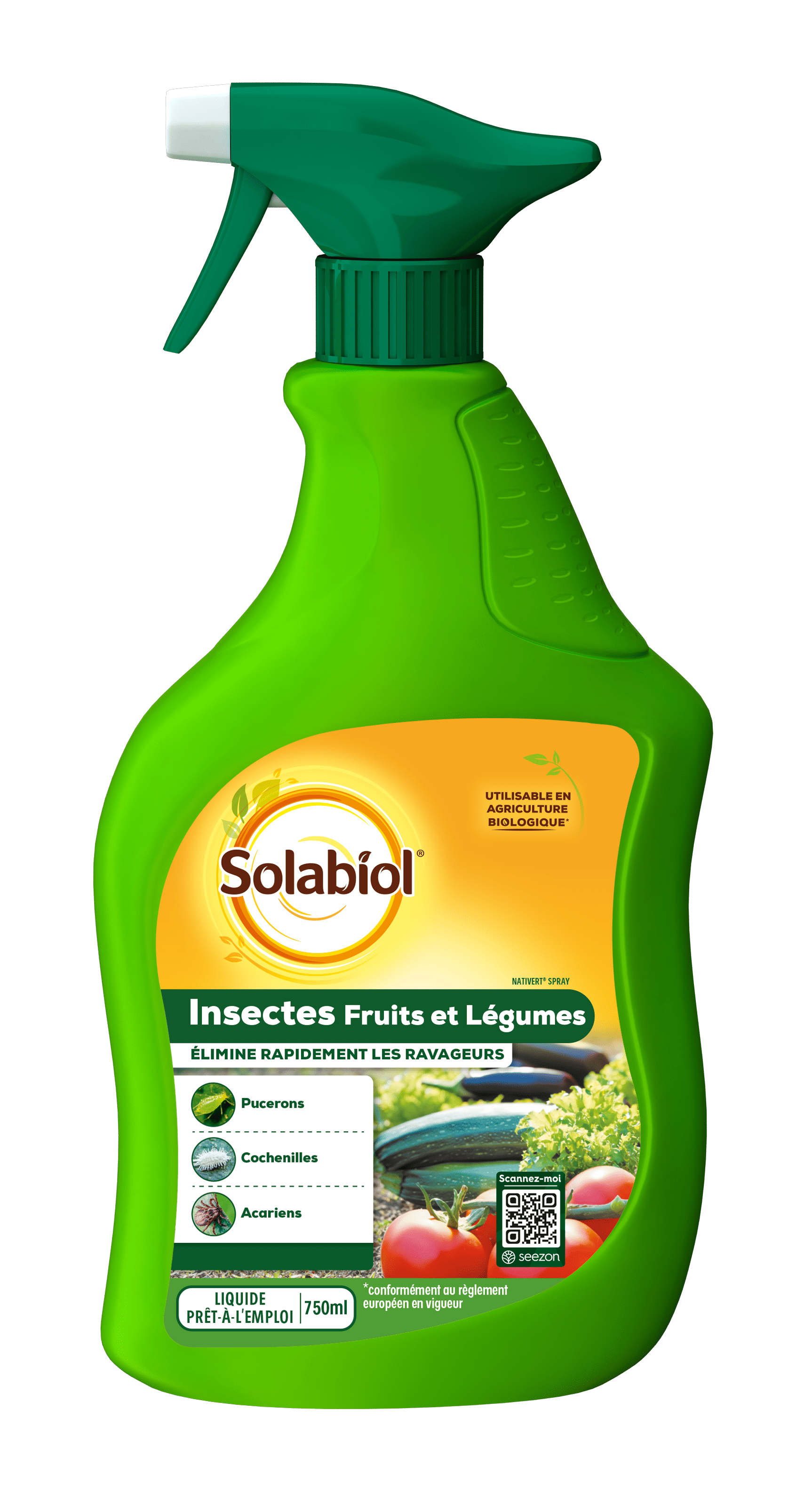 INSECTES FRUITS ET LÉGUMES - PRÊT-À-L’EMPLOI