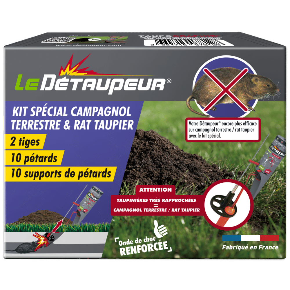 Kit campagnol terreste pour piège à taupe Le Détaupeur