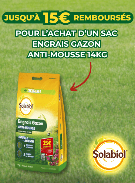 offre engrais gazon anti mousse solabiol